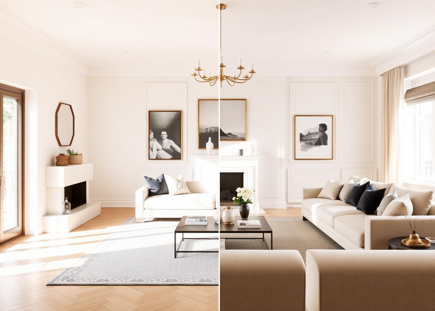 Voor en na renovatie